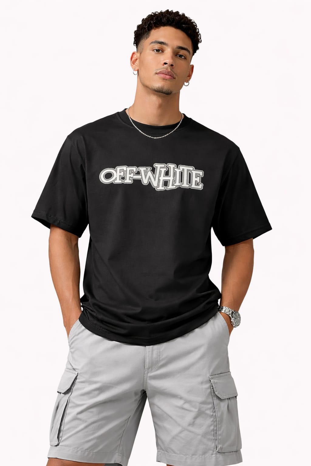 Off-White Classic Logo Black Essential T-Shirt