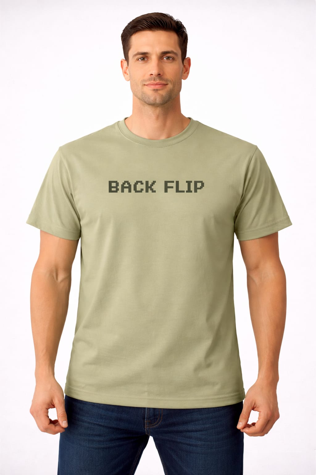 Back Flip Olive Essential T-Shirt